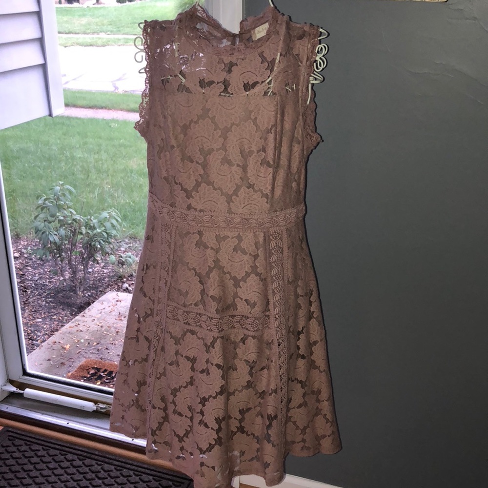 Altard State pink lace dress